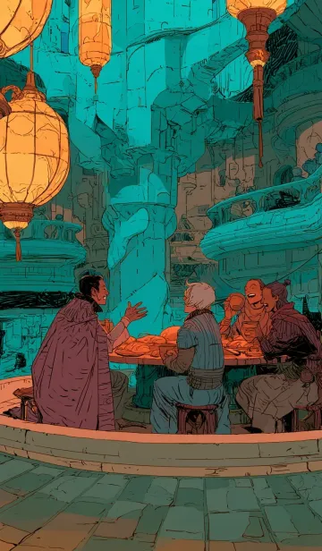 convivial vocabulary card: The Lantern Supper