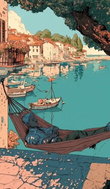 halcyon vocabulary card: The Sleeping Harbor