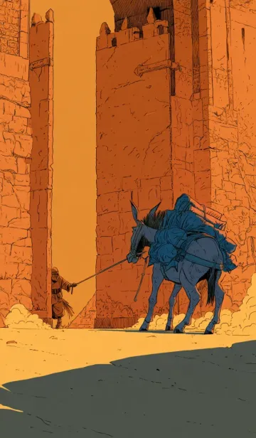koppig vocabulary card: The Mule at the Gate